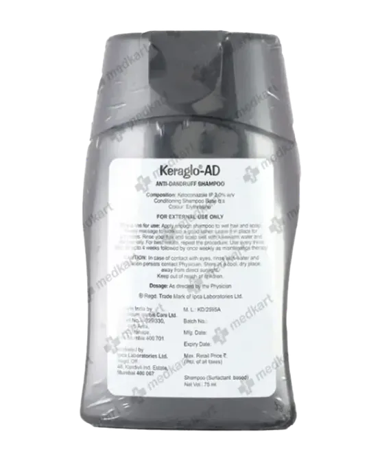 keraglo ad shampoo 75 ml